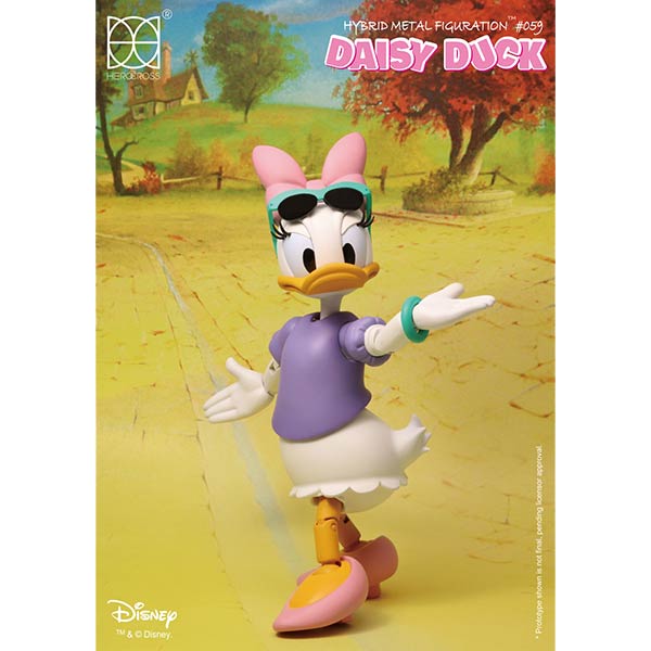 Herocross Daisy Duck Figure 迪士尼精品公仔模型-黛絲鴨 Up-Next HK