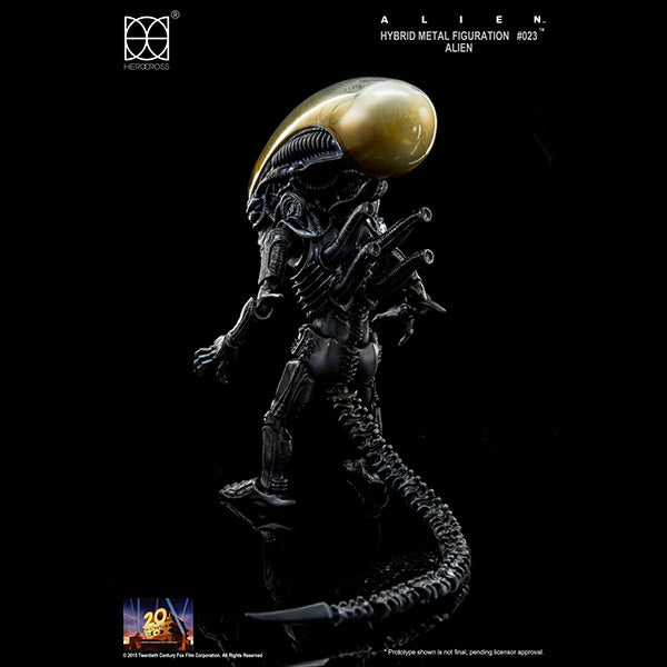Herocross HMF#023 Alien vs Predator The Alien Action Figure Standing back