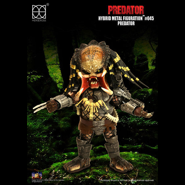 Herocross HMF#045 Film Alien vs Predator Classic Predator Action Figure Combi Sticks Changeable Hand
