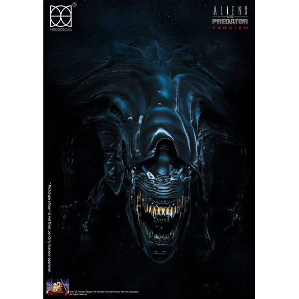 Herocross HMF#047 Ailens Predator Film Alien Queen Action Figure Movable joints