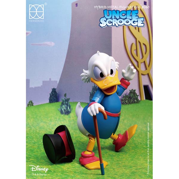 HMF#060 Disney Scrooge McDuck Figure | Herocross Cartoon Toy & Gift | Up-Next HK