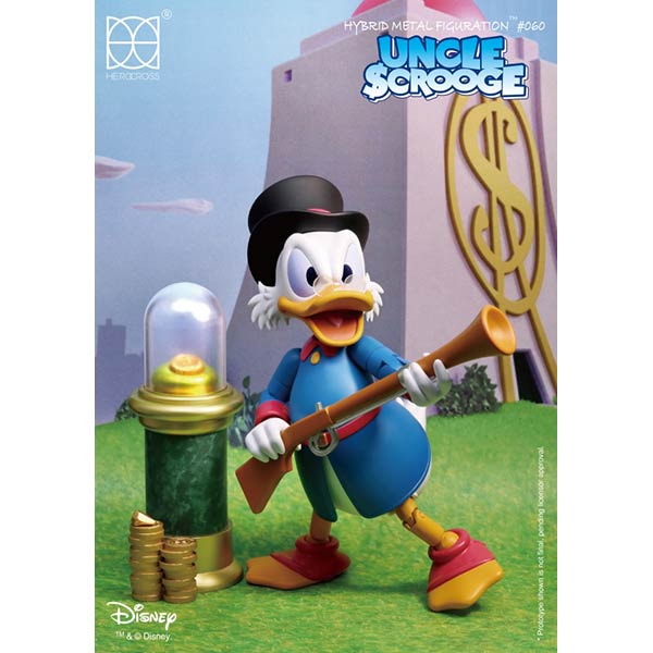 HMF#060 Disney Scrooge McDuck Figure | Herocross Toy Gift | Up-Next HK