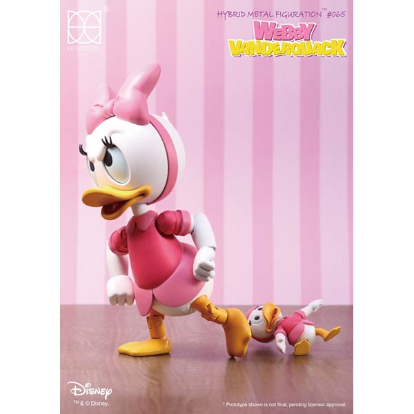 Herocross Disney Webby Duck Figure 迪士尼精品小鴨慧比公仔 UP-Next HK