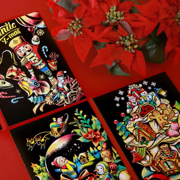 Scratch Christmas Postcard - Cake (new)_Art, Fun :)_LAGO - Up-Next