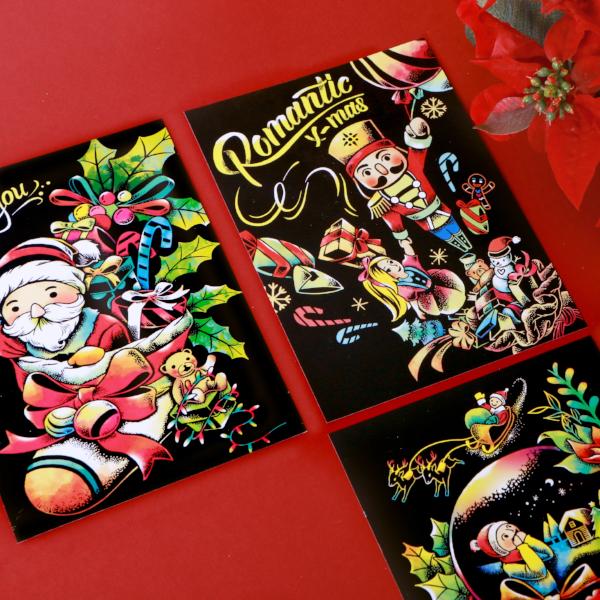 Scratch Christmas Postcard - Santa (new)_Art, Fun :)_LAGO - Up-Next