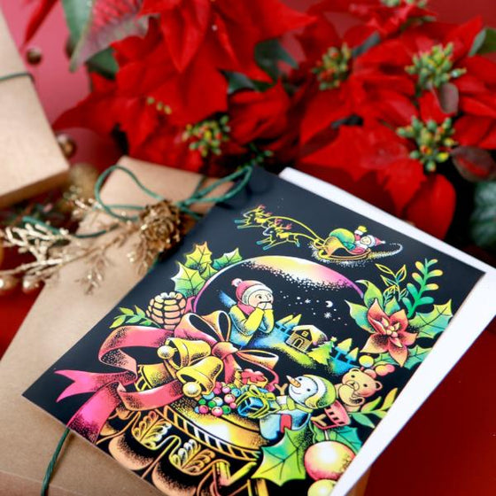 Scratch Christmas Postcard - Snowglobe (new)_Art, Fun :)_LAGO - Up-Next