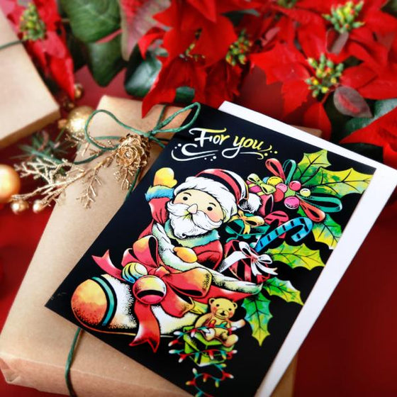 Scratch Christmas Postcard - Santa (new)_Art, Fun :)_LAGO - Up-Next