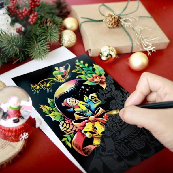 Scratch Christmas Postcard - Snowglobe (new)_Art, Fun :)_LAGO - Up-Next