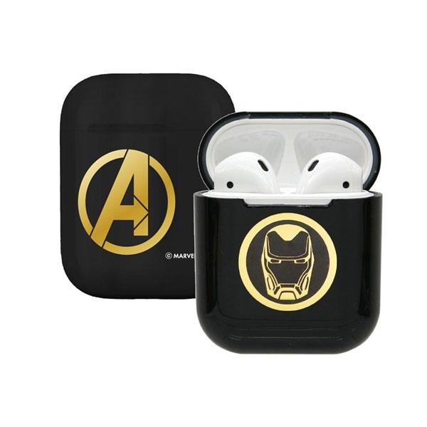Ironman Black Superheros Avengers Marvel Airpods Protective Case