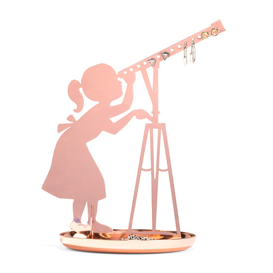 Curious Girl Copper Stargazer Jewellery Holder & Tray | Up-Next HK