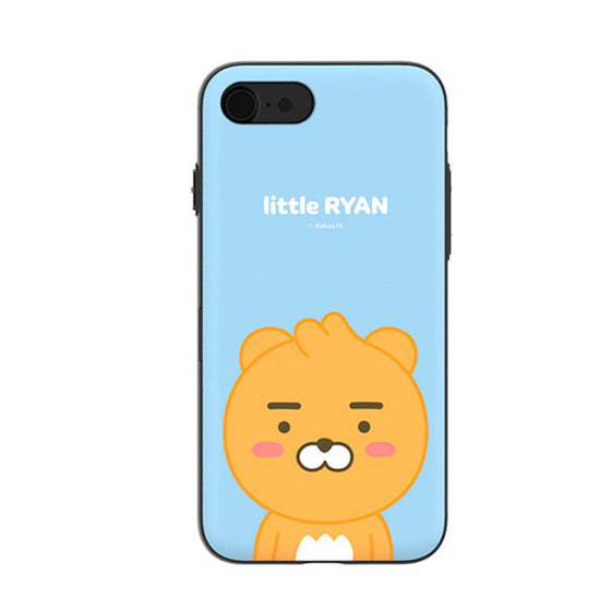 KAKAO Friends Little Ryan-MakeUP-Selfie Mirror iPhone Case Card Holder 韓國鏡手機殼保護套八達通卡