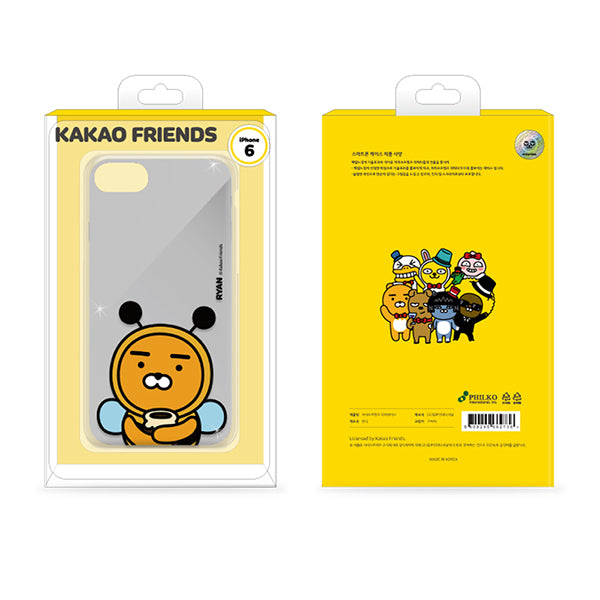 KAKAO Friends MakeUp Mirror Ryan iPhone Case 韓國卡通化妝鏡自拍手機殼保護套 PACK