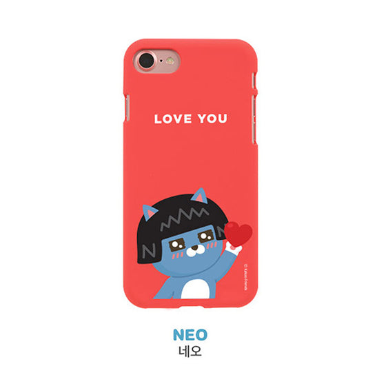 KAKAO Friends Neo Cat iPhone Soft Case Protective韓國卡通軟手機殼保護套貓女UP-NEXT HK