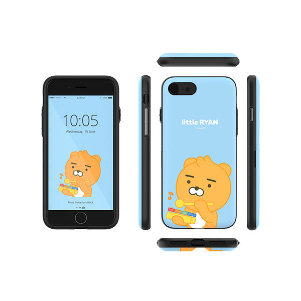 KAKAO Friends Ryan Mirror iPhone Case Card Holder 韓國化妝鏡手機殼保護套八達通卡