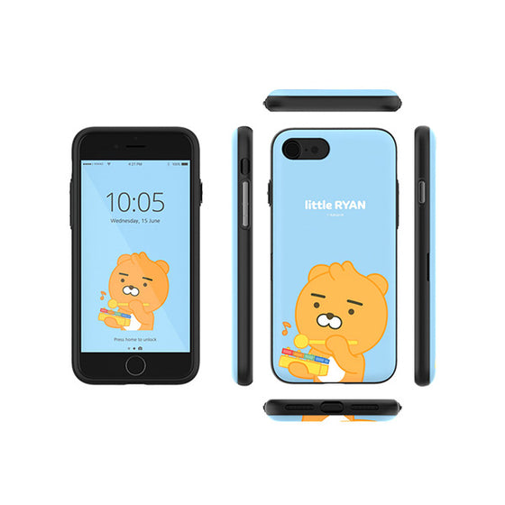KAKAO Friends Ryan Mirror iPhone Case Card Holder 韓國化妝鏡手機殼保護套八達通卡