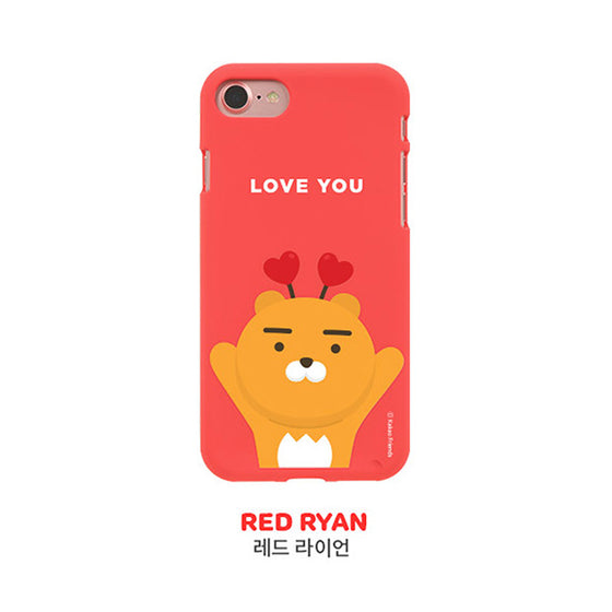 KAKAO Friends Soft Jelly Ryan Red Love iPhone Soft Case 韓國愛情卡通軟手機殼保護套 UP-NEXT HK