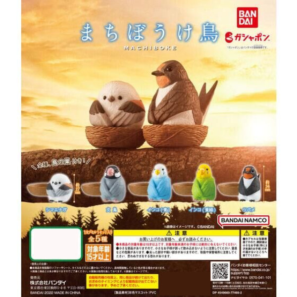 MACHIBOUKE BIRD (set of 5) まちぼうけ 呆等鳥