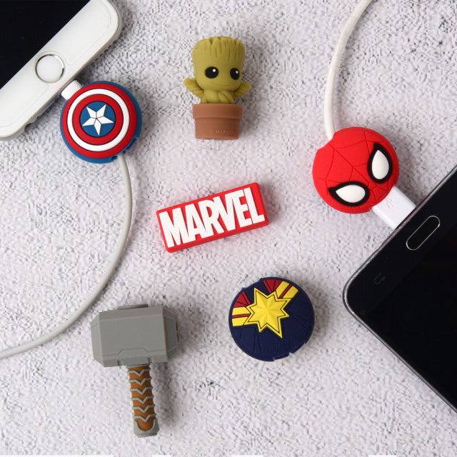 Marvel iPhone Android Smartphone Cable Protector Spiderman