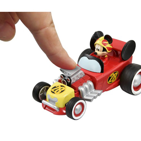 Mickey Mouse & Road Racers Talking Dash Hot Rod Toy Car 米奇老鼠回力跑車玩具模型