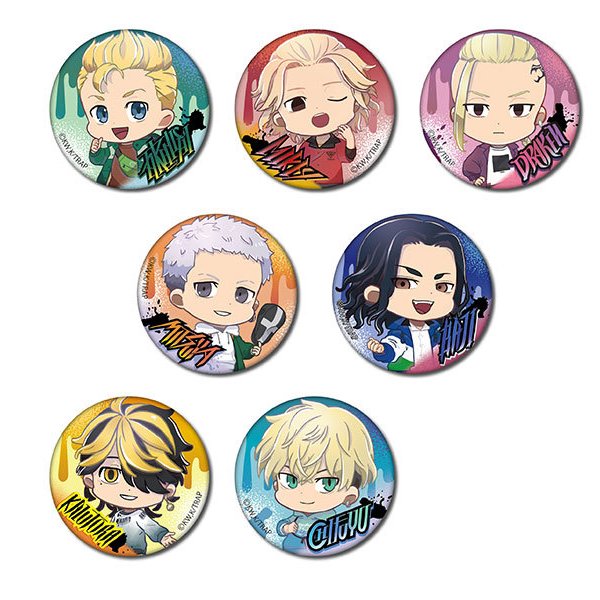 Tokyo Revengers - Tojikore Can Badge vol.1 (Set of 7)