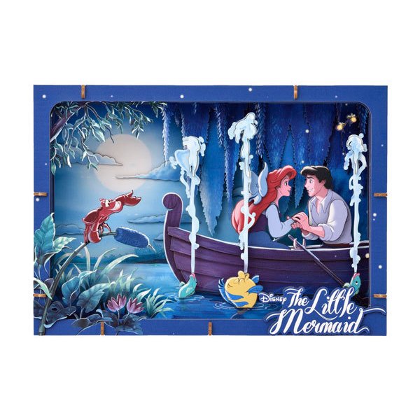 PT-WP04 Paper Theater Disney The Little Mermaid - Wood Style- Premium / Kiss The Girl