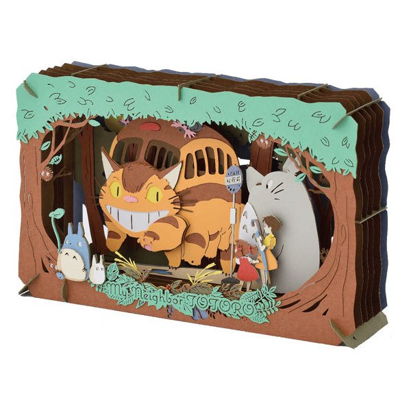 Ghibli PT-L18 Paper Theater My Neighbor Totoro - Nekobus Arrival