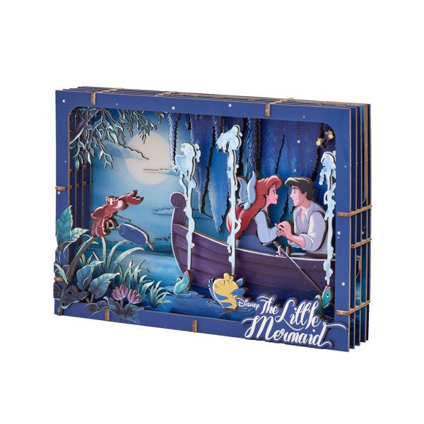 PT-WP04 Paper Theater Disney The Little Mermaid - Wood Style- Premium / Kiss The Girl