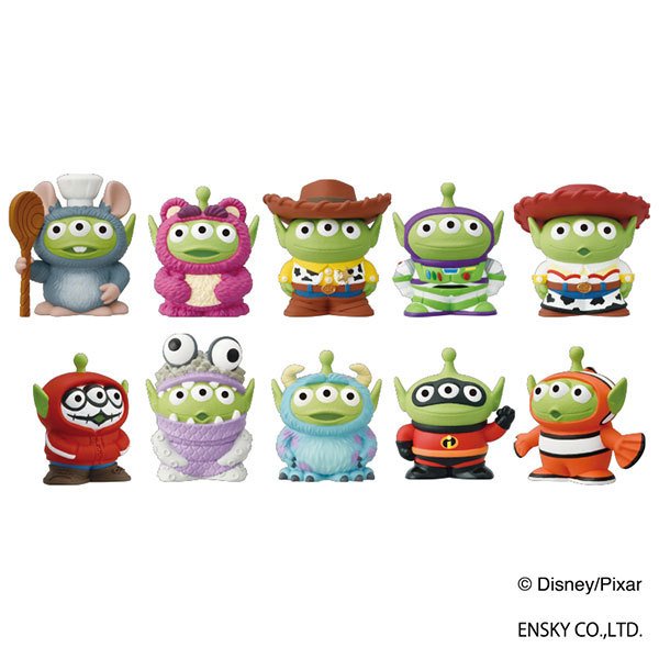 Alien Remix Soft Vinyl Puppet Mascot (Set of 10)