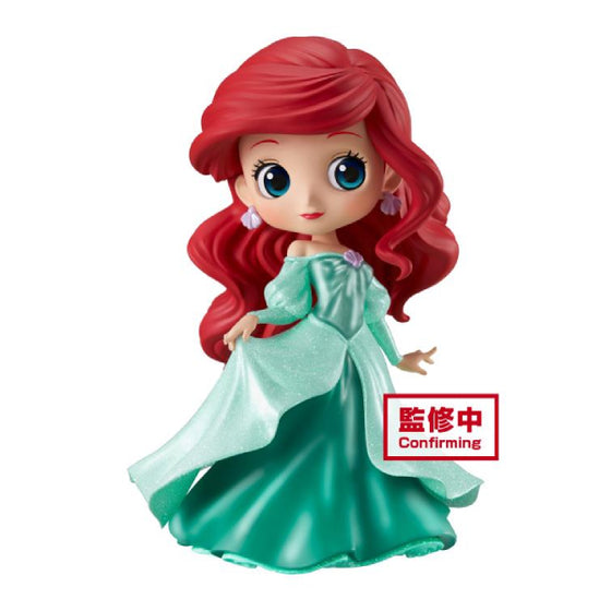 Q POSKET - DISNEY CHARACTERS -ARIEL PRINCESS DRESS- GLITTER LINE