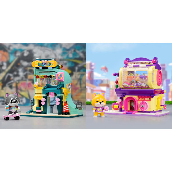 Qman (Husky Skate Shop / Shiba Inu Gashapon Machine) 積木