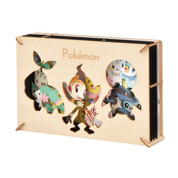 PT-WL15 PAPER THEATER Pokemon -Wood Style- / Sinnoh Pokemon