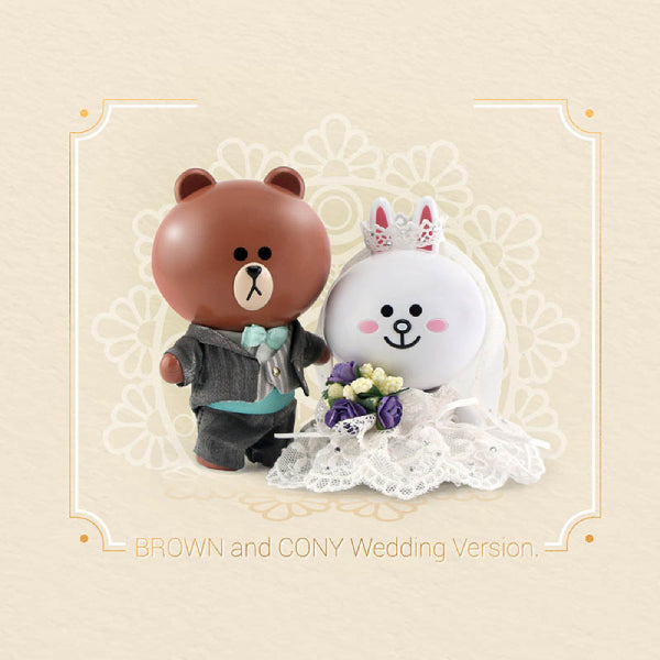 [P-STYLE] LINE FRIENDS - BROWN WEDDING VERSION