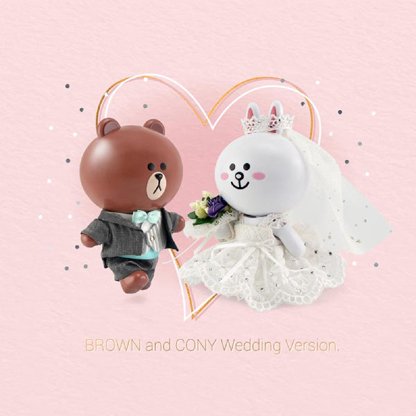 [P-STYLE] LINE FRIENDS - BROWN WEDDING VERSION