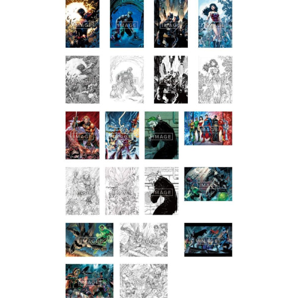 BE@RBRICK Happy Lottery Ver. DC Poster (Random Style)