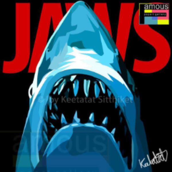 Pop Art Wall Decoration Drawing (Jaws) 大白鯊 掛畫