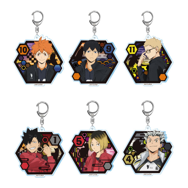 Haikyu !! Kirie Series Acrylic Keychain vol.2 (Shoyo Hinata / Tobio Kageyama / Hotaru Tsukishima / Tetsuro Kuroo / Kenma Kozume / Kotaro Kito)