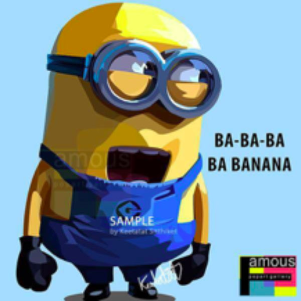 Pop Art Wall Decoration Drawing (Minions Bababab) 迷你兵團 掛畫