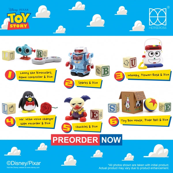 HEROCROSS - HPS#001-006 Disney and Pixar’s “Toy Story” Co-star Toy Series