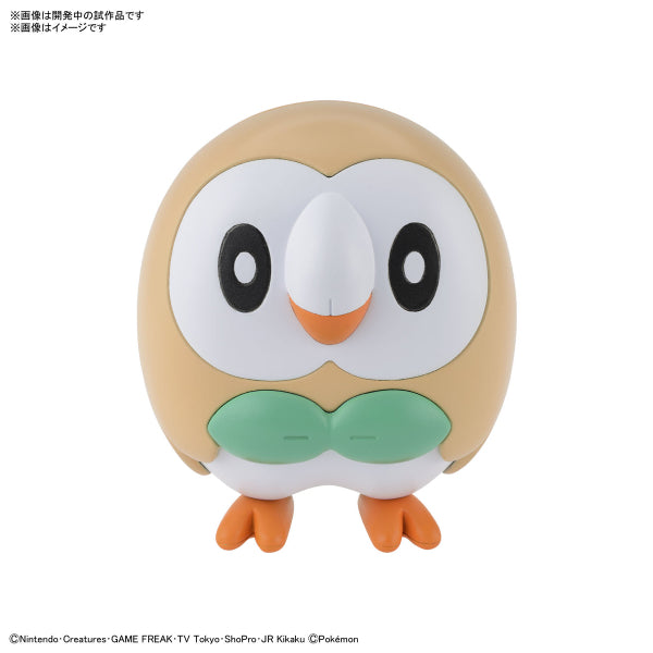 Pokémon PLAMO COLLECTION QUICK!! 10 Rowlet pokepla