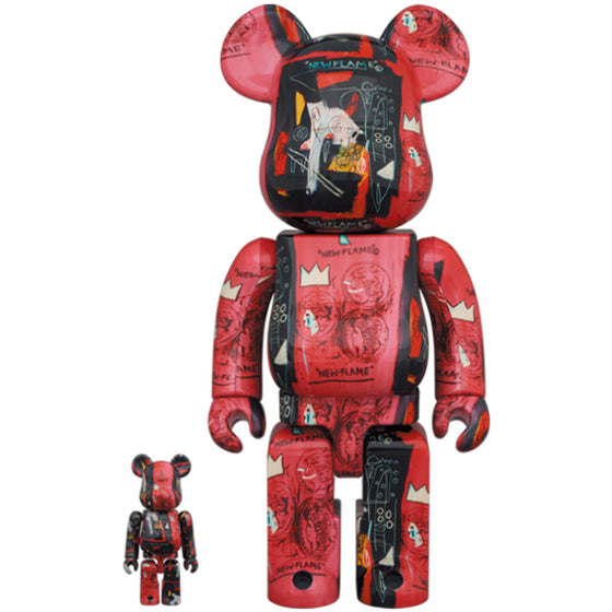 BE@RBRICK Andy Warhol × JEAN-MICHEL BASQUIAT #1 100％ ＆ 400％ Set