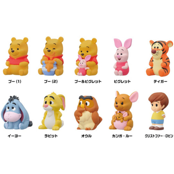 Winnie the Pooh Soft Vinyl Puppet Mascot (set of 10) 小熊維尼 豬仔 跳跳虎 瑞比 (2023 Jan Resale ver.)
