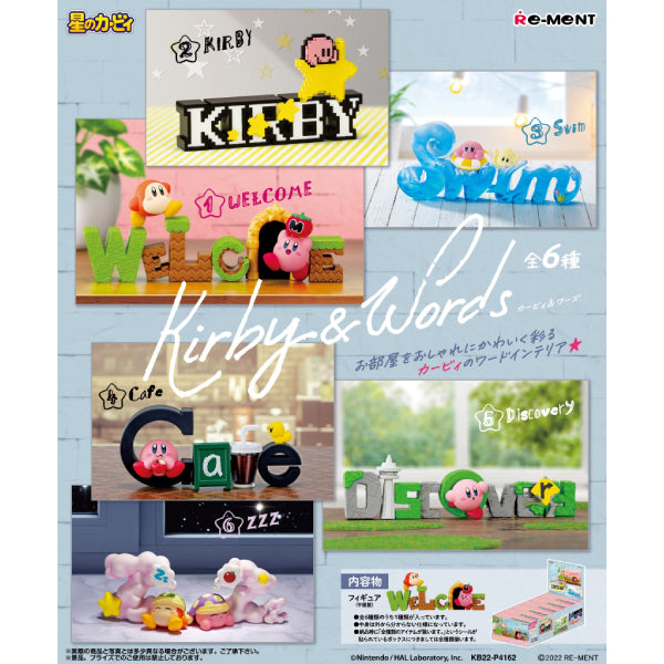 REMENT - 星之卡比 Kirby & Words (set of 6)