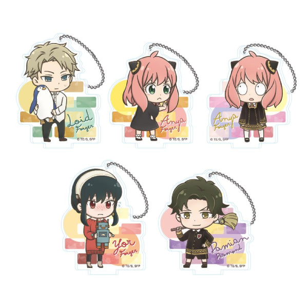 Spy x Family Tojicolle Acrylic Key Chain (Set of 5) 間諜家家酒 間諜過家家 安妮亞 アーニャ 鎖匙扣 吊飾 掛飾