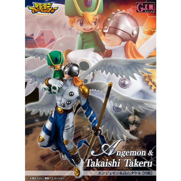 G.E.M. series Digimon Adventure Angemon & Takaishi Takeru