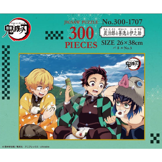 Demon Slayer Jigsaw 300-1707 Puzzle 300 Piece Tajiro, Zenitsu & Inosuke