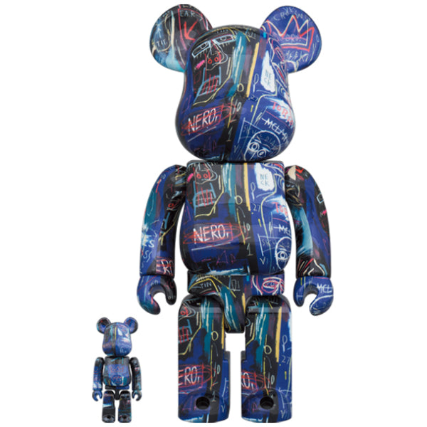 BE@RBRICK JEAN-MICHEL BASQUIAT #7 100％ & 400％ Set