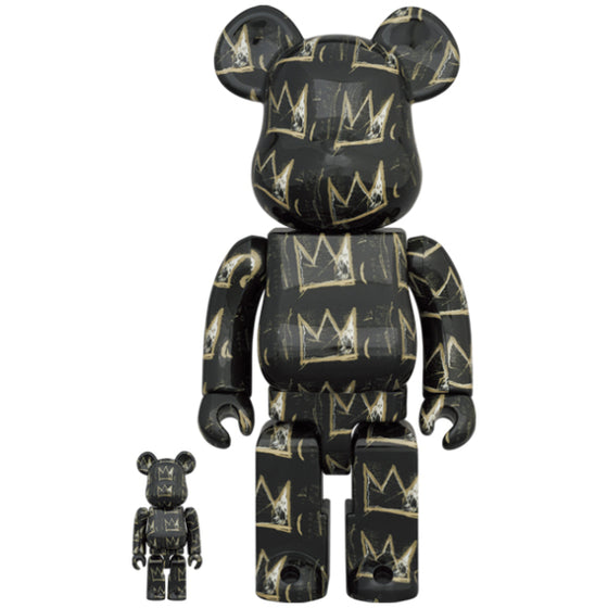 BE@RBRICK JEAN-MICHEL BASQUIAT #8 100％ & 400％ Set