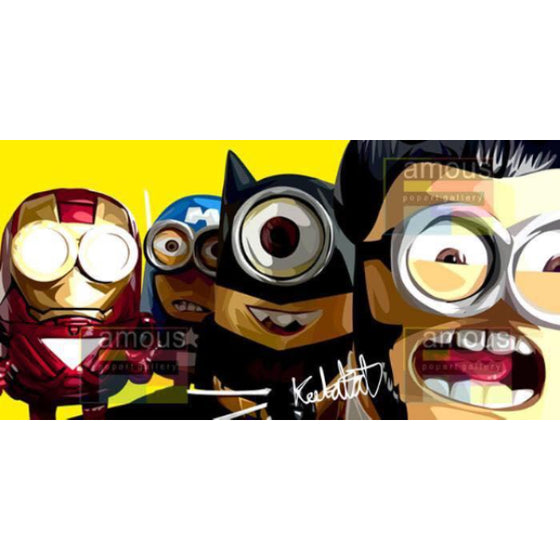 Pop Art Wall Decoration Drawing (Minions Set) 迷你兵團 掛畫