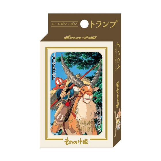 Ghibli - Playing cards full of scenes Princess Mononoke
