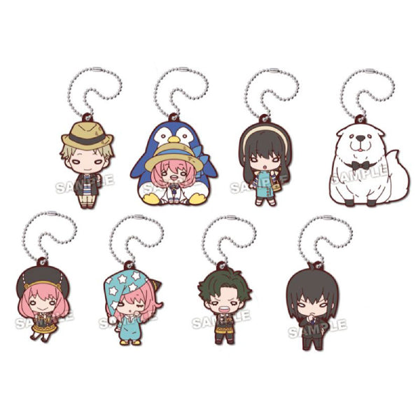 Nitotan Spy x Family Daily Life Rubber Mascot (Set of 8) 間諜家家酒 間諜過家家 安妮亞 アーニャ